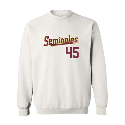 FSU - NCAA Baseball : Evan Chrest - Generic Shersey Crewneck Sweatshirt-0