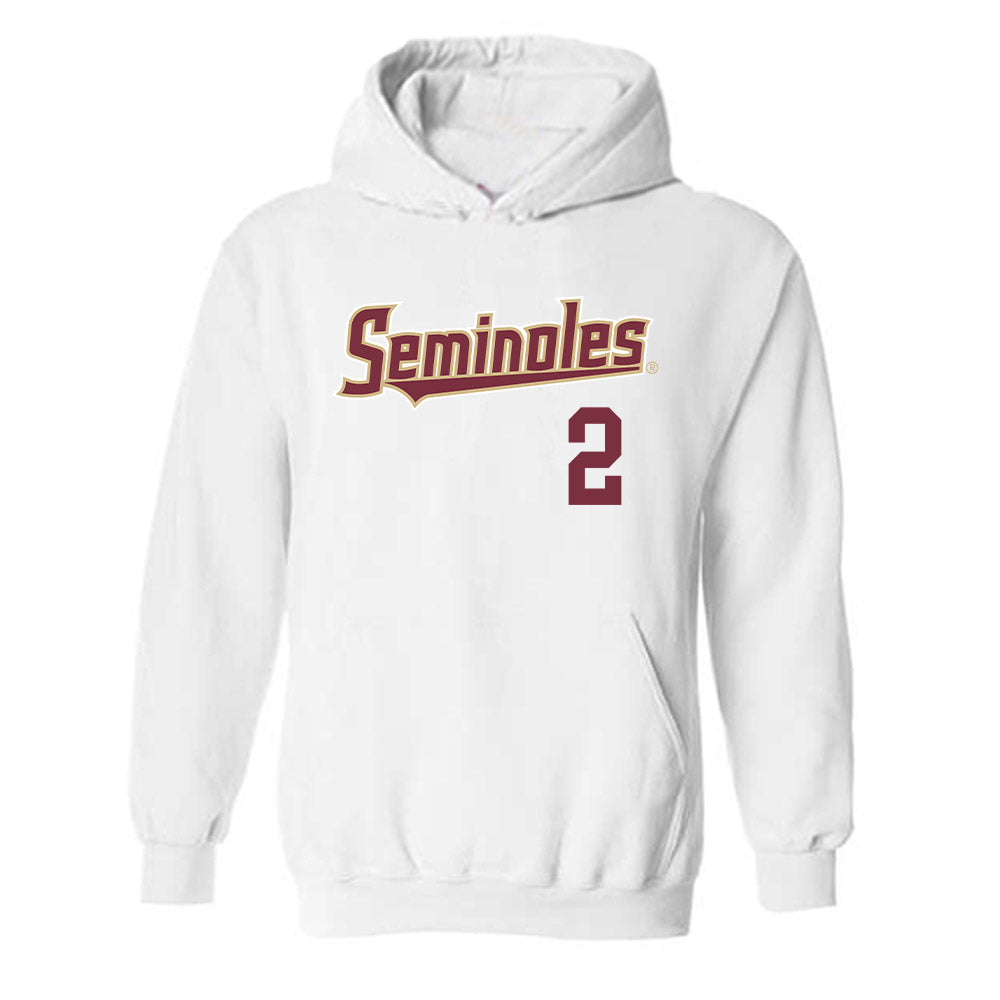 FSU - NCAA Baseball : Carter McCulley - Generic Shersey Hooded Sweatshirt