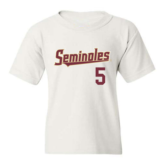 FSU - NCAA Women's Soccer : Giana Riley - Generic Shersey Youth T-Shirt