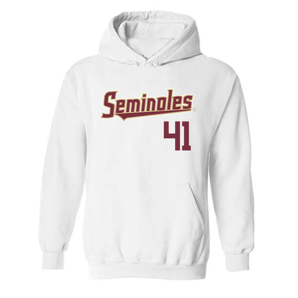 FSU - NCAA Football : AJ Cottrill - Classic Shersey Hooded Sweatshirt-0