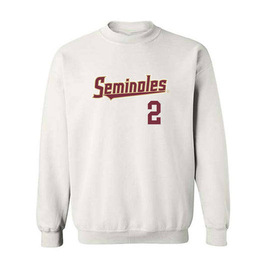 FSU - NCAA Baseball : Carter McCulley - Generic Shersey Crewneck Sweatshirt