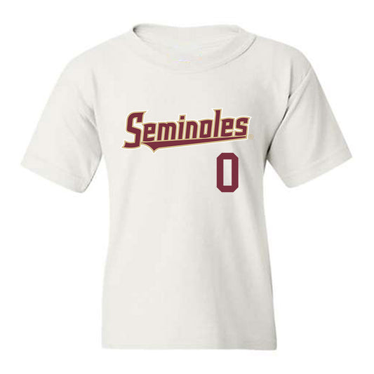 FSU - NCAA Men's Basketball : Maximo Garcia-Plata - Classic Shersey Youth T-Shirt-0
