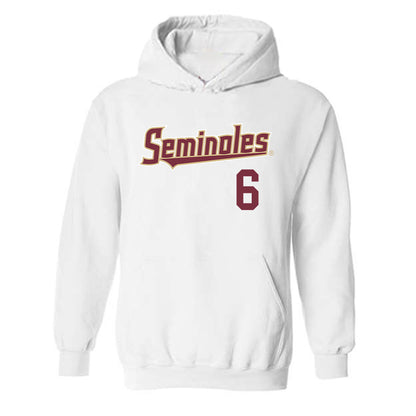 FSU - NCAA Beach Volleyball : Kenzie Hultquist - Generic Shersey Hooded Sweatshirt-0