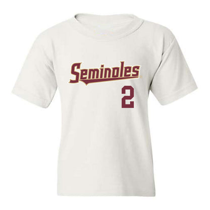 FSU - NCAA Baseball : Carter McCulley - Generic Shersey Youth T-Shirt