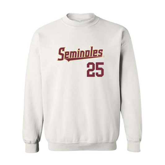 FSU - NCAA Baseball : Hunter Carns - Generic Shersey Crewneck Sweatshirt