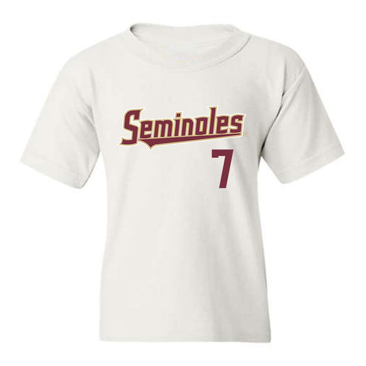 FSU - NCAA Softball : Angelee Bueno - Generic Shersey Youth T-Shirt