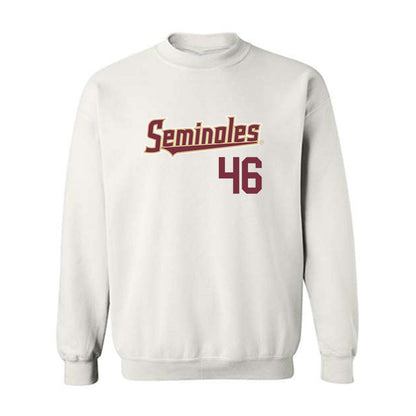 FSU - NCAA Baseball : Hudson Rowan - Generic Shersey Crewneck Sweatshirt