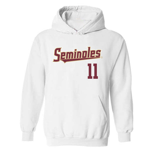 FSU - NCAA Men's Basketball : Xavier Osceola - Classic Shersey Hooded Sweatshirt-0