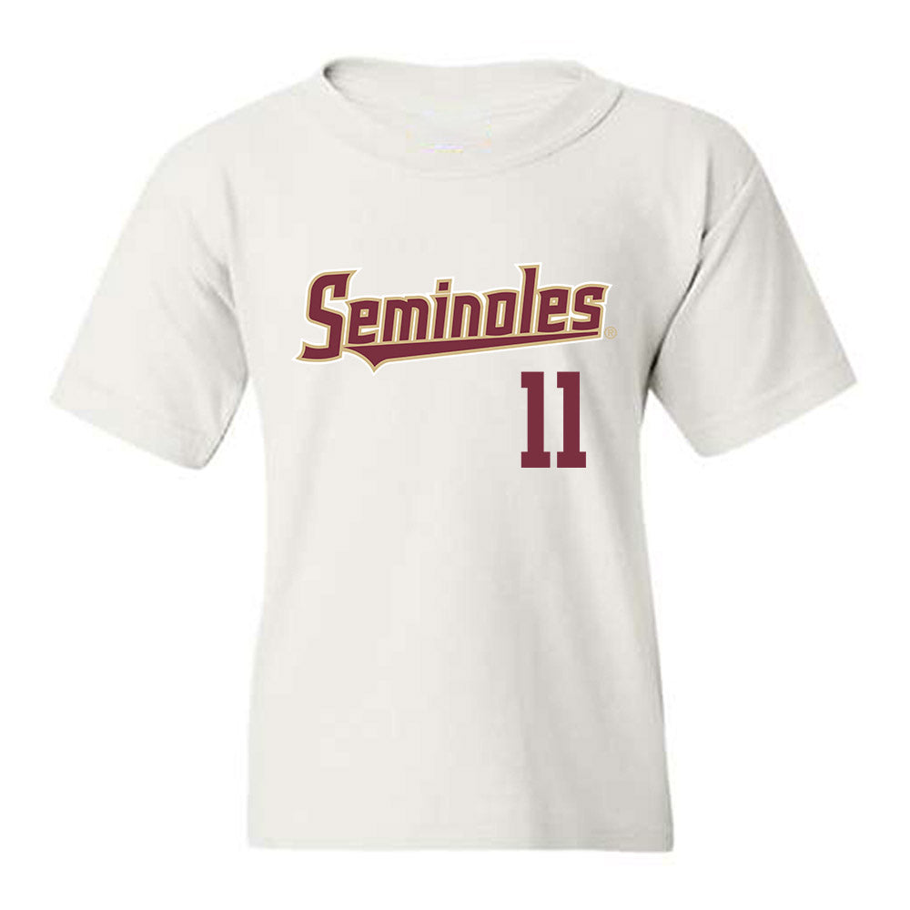 FSU - NCAA Men's Basketball : Xavier Osceola - Classic Shersey Youth T-Shirt-0
