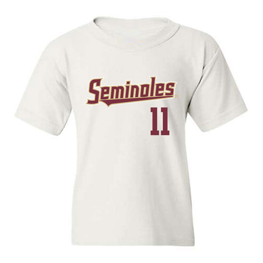 FSU - NCAA Men's Basketball : Xavier Osceola - Classic Shersey Youth T-Shirt-0