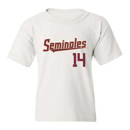 FSU - NCAA Baseball : BJ Gibson - Classic Shersey Youth T-Shirt-0