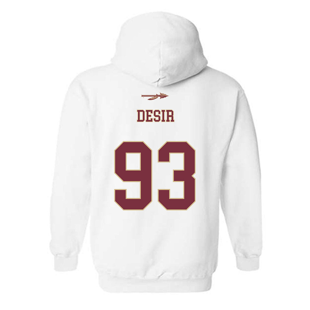 FSU - NCAA Football : Mandrell Desir - Classic Shersey Hooded Sweatshirt-1