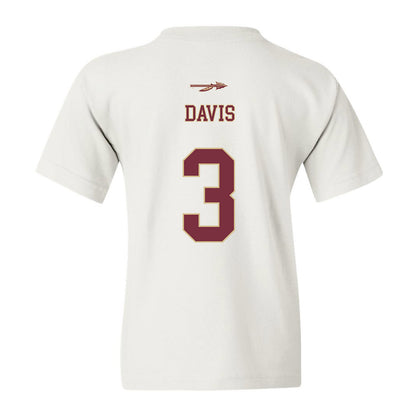 FSU - NCAA Football : Kam Davis - Youth T-Shirt