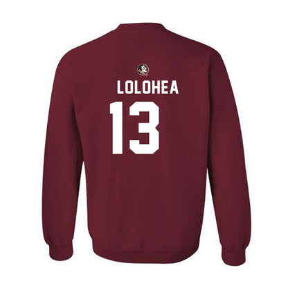 FSU - NCAA Football : Sione Lolohea - Crewneck Sweatshirt