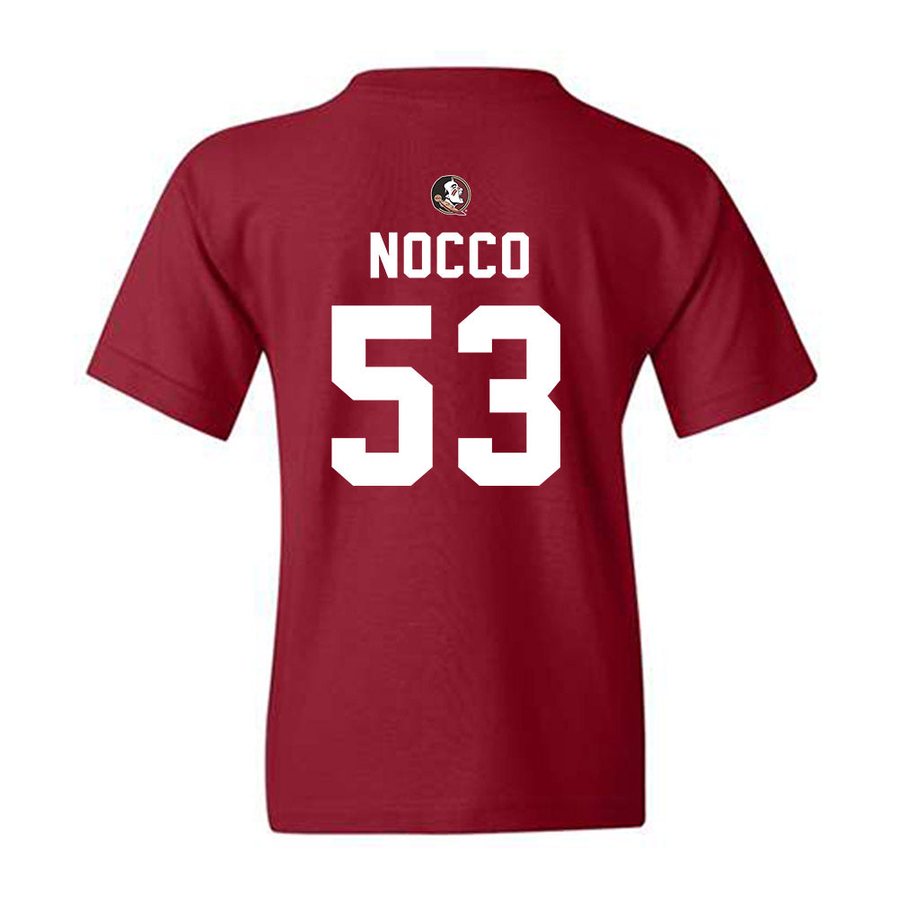 FSU - NCAA Football : Alexander Nocco - Sports Shersey Youth T-Shirt-1