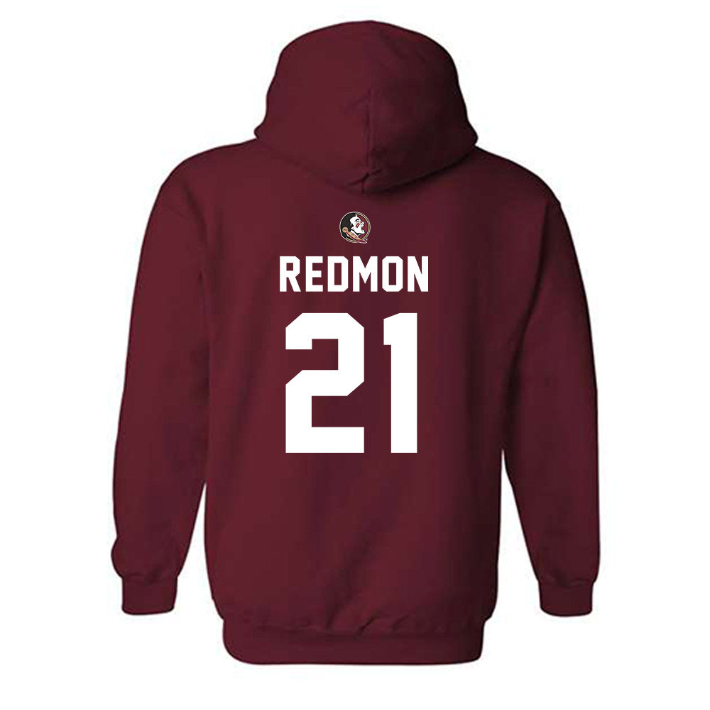 FSU - NCAA Football : Max Redmon - Sports Shersey Hooded Sweatshirt-1
