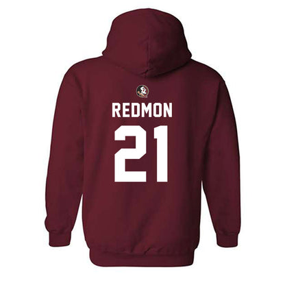 FSU - NCAA Football : Max Redmon - Sports Shersey Hooded Sweatshirt-1