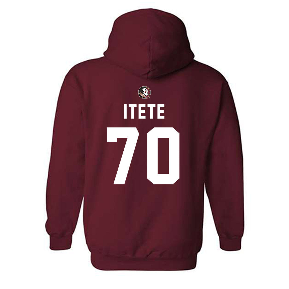 FSU - NCAA Football : Manasse Mana Itete - Sports Shersey Hooded Sweatshirt-1
