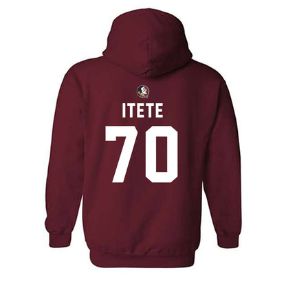 FSU - NCAA Football : Manasse Mana Itete - Sports Shersey Hooded Sweatshirt-1
