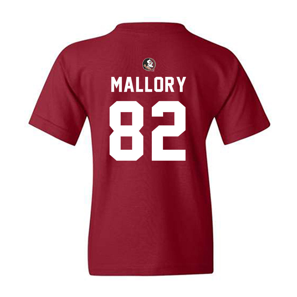 FSU - NCAA Football : Teriq Mallory - Sports Shersey Youth T-Shirt-1