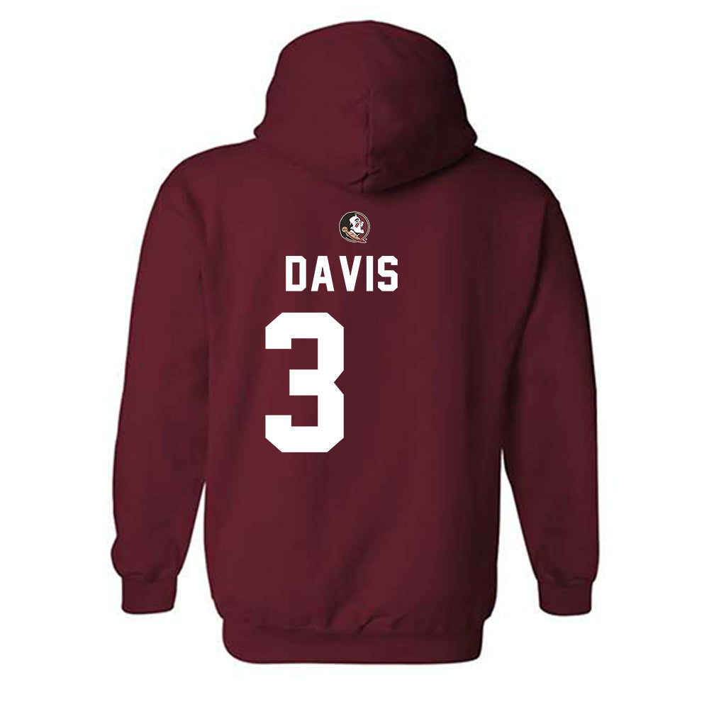 FSU - NCAA Football : Kam Davis - Hooded Sweatshirt