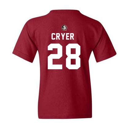 FSU - NCAA Football : Justin Cryer - Youth T-Shirt