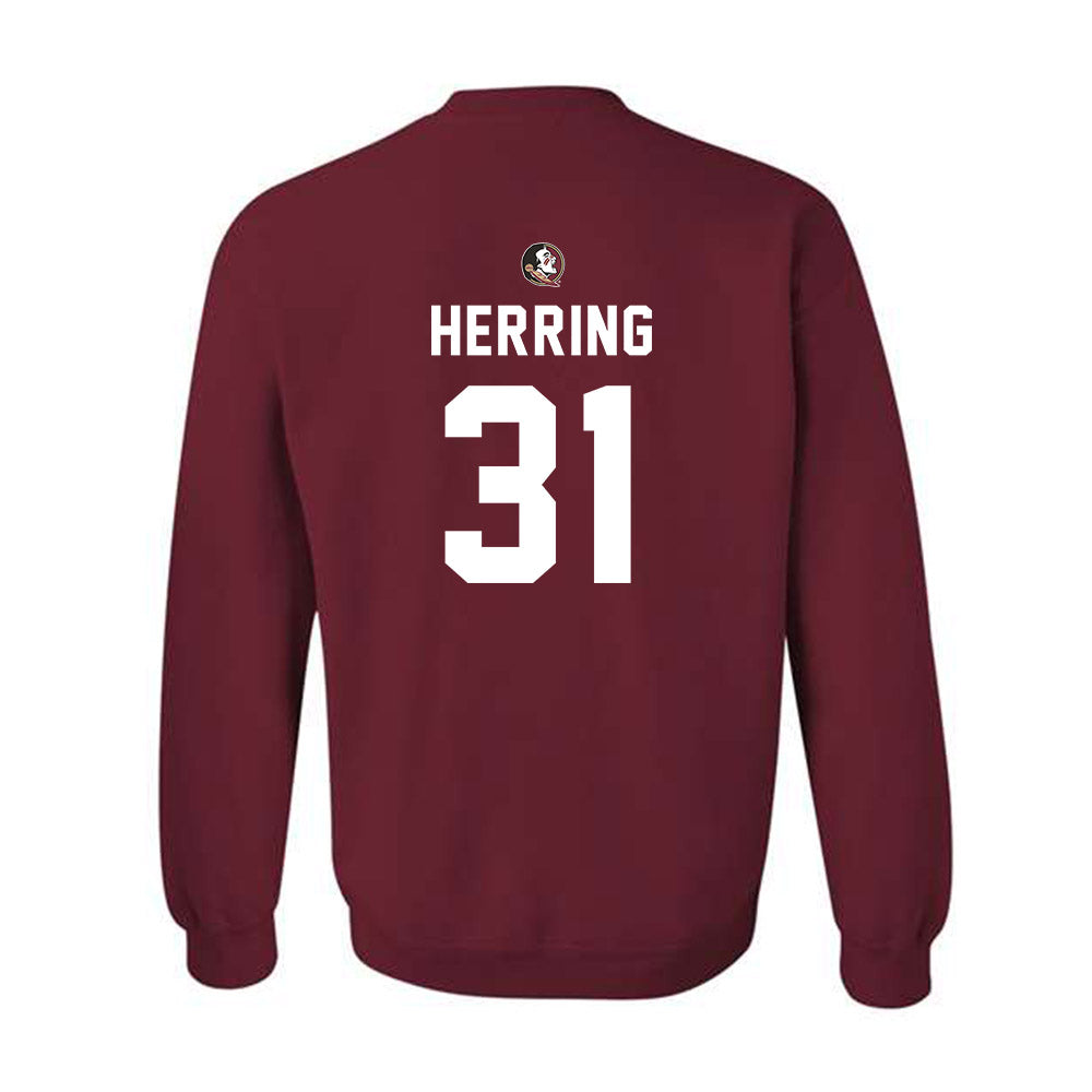 FSU - NCAA Football : Elijah Herring - Sports Shersey Crewneck Sweatshirt-1