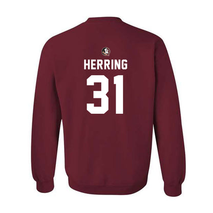 FSU - NCAA Football : Elijah Herring - Sports Shersey Crewneck Sweatshirt-1