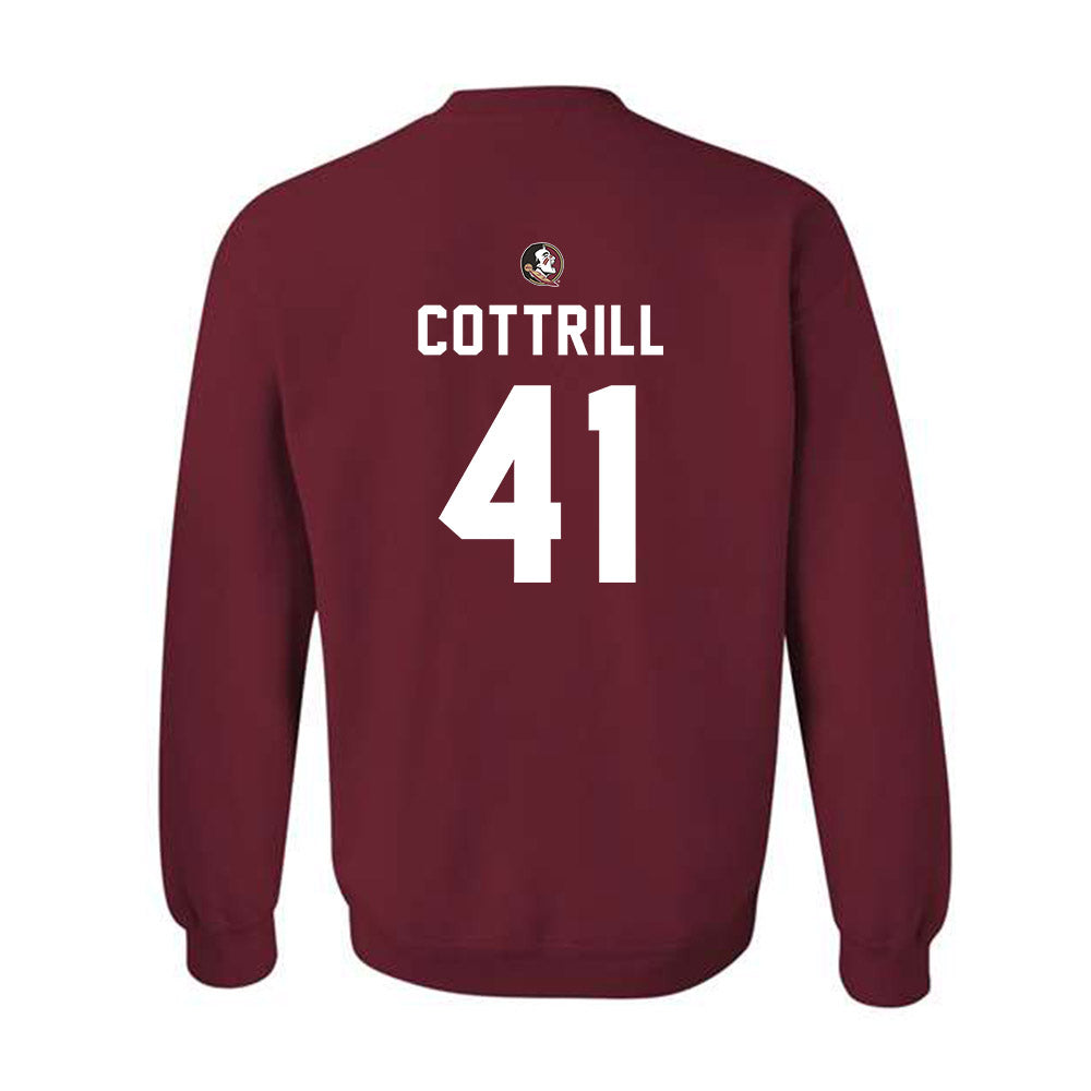 FSU - NCAA Football : AJ Cottrill - Sports Shersey Crewneck Sweatshirt-1
