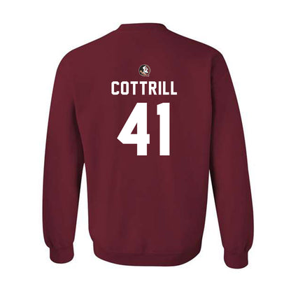 FSU - NCAA Football : AJ Cottrill - Sports Shersey Crewneck Sweatshirt-1