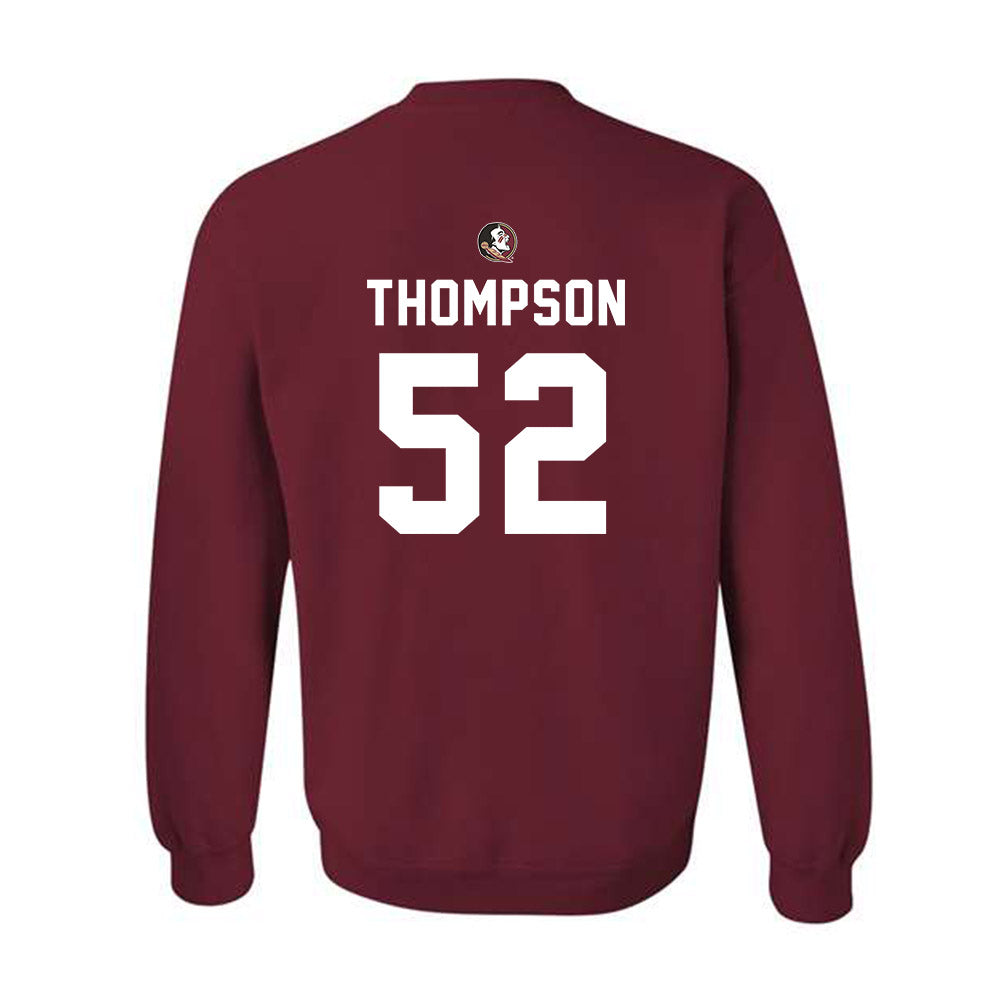 FSU - NCAA Football : Chavez Thompson - Sports Shersey Crewneck Sweatshirt-1