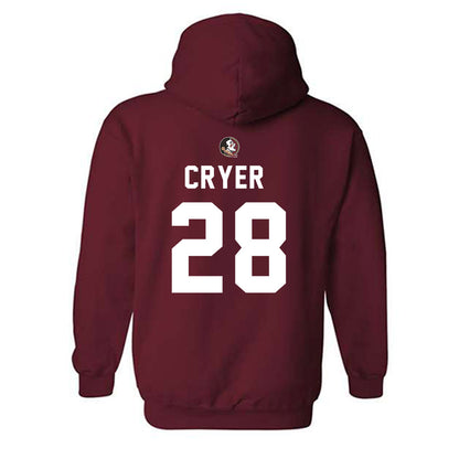 FSU - NCAA Football : Justin Cryer - Hooded Sweatshirt