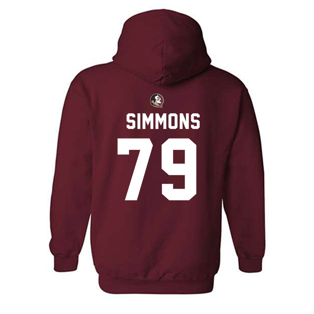 FSU - NCAA Football : Lucas Simmons - Hooded Sweatshirt
