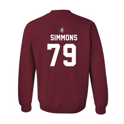 FSU - NCAA Football : Lucas Simmons - Crewneck Sweatshirt