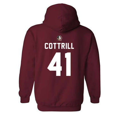 FSU - NCAA Football : AJ Cottrill - Sports Shersey Hooded Sweatshirt-1