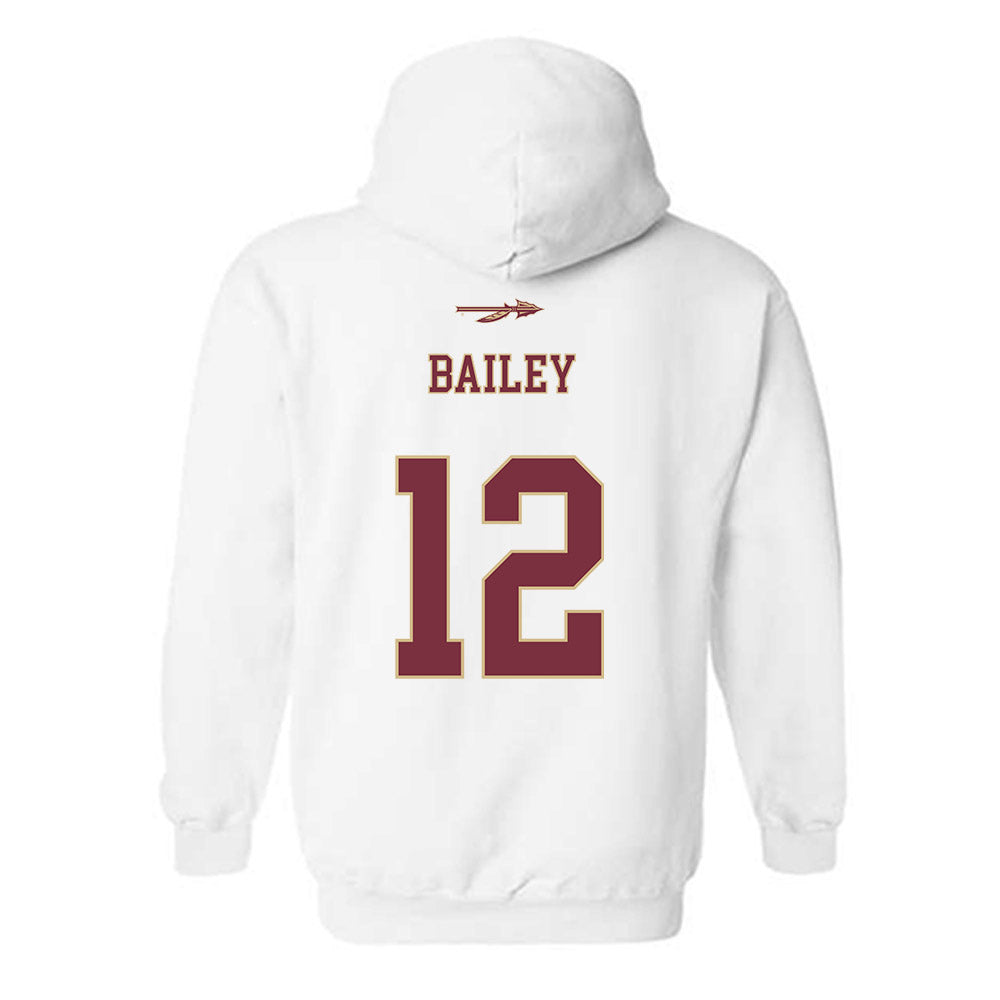 FSU - NCAA Baseball : Myles Bailey - Sports Shersey Hooded Sweatshirt-1