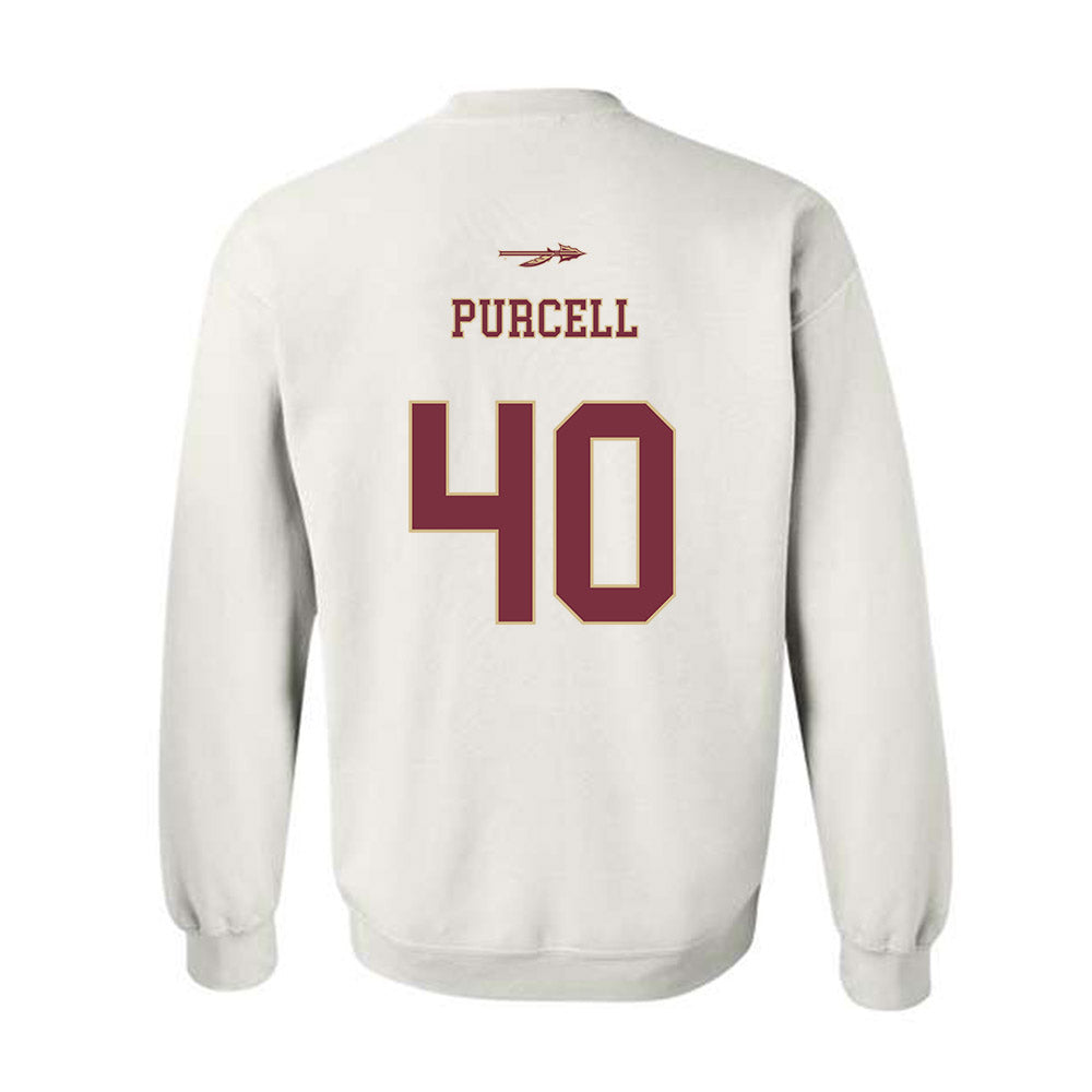 FSU - NCAA Baseball : Brodie Purcell - Sports Shersey Crewneck Sweatshirt-1