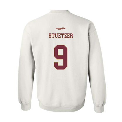 FSU - NCAA Baseball : John Stuetzer - Sports Shersey Crewneck Sweatshirt-1