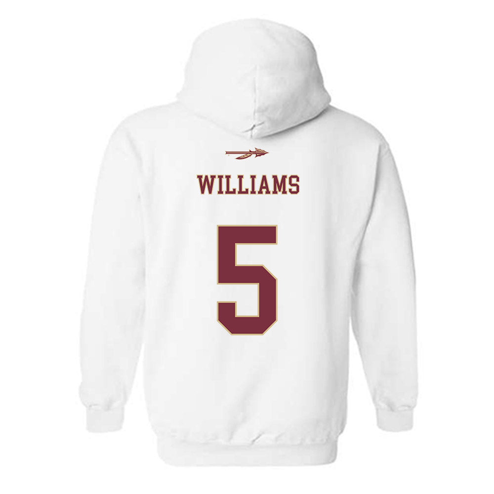 FSU - NCAA Baseball : Chase Williams - Sports Shersey Hooded Sweatshirt-1