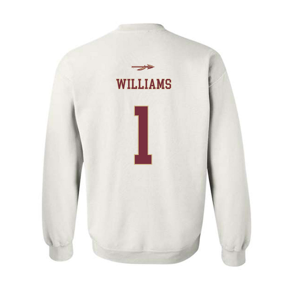 FSU - NCAA Baseball : Chase Williams - Sports Shersey Crewneck Sweatshirt-1