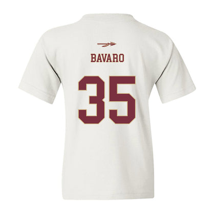 FSU - NCAA Baseball : Will Bavaro - Sports Shersey Youth T-Shirt-1