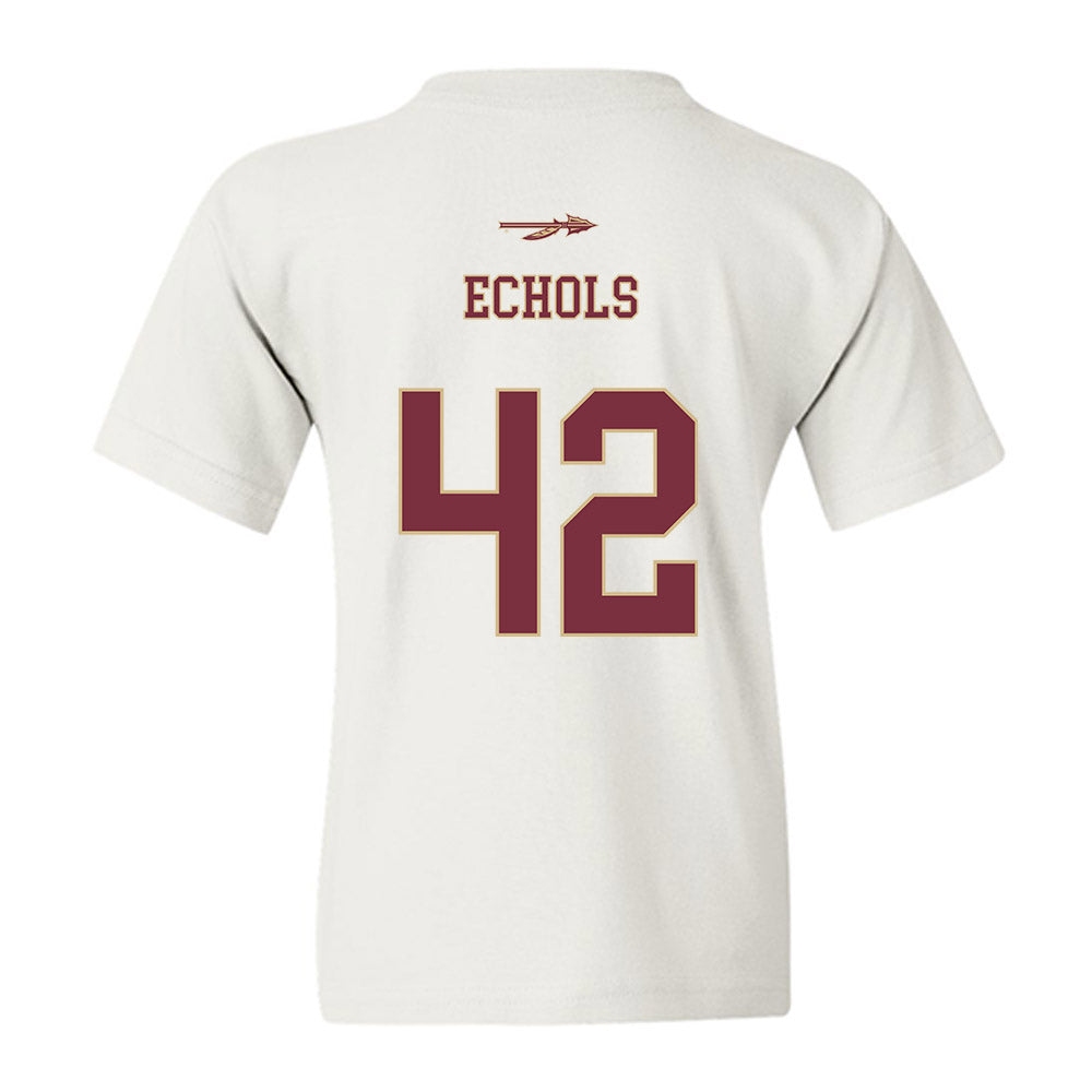 FSU - NCAA Baseball : Jacob Echols - Sports Shersey Youth T-Shirt-1
