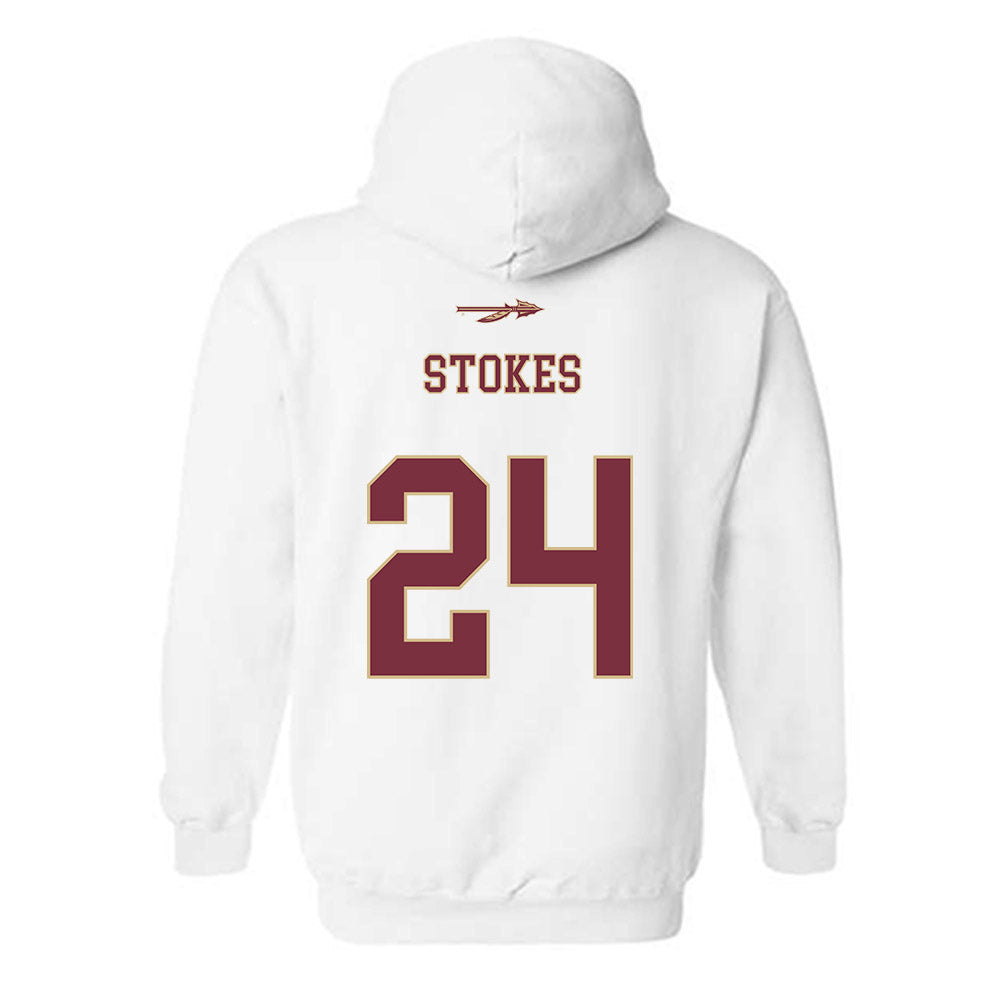 FSU - NCAA Baseball : Cole Stokes - Sports Shersey Hooded Sweatshirt-1