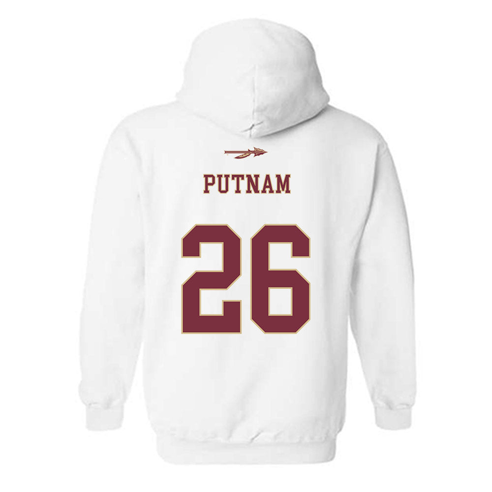 FSU - NCAA Baseball : Eli Putnam - Sports Shersey Hooded Sweatshirt-1