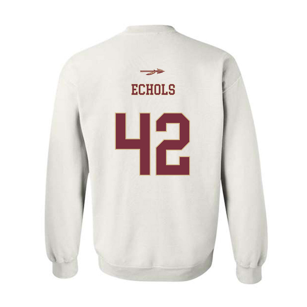 FSU - NCAA Baseball : Jacob Echols - Sports Shersey Crewneck Sweatshirt-1