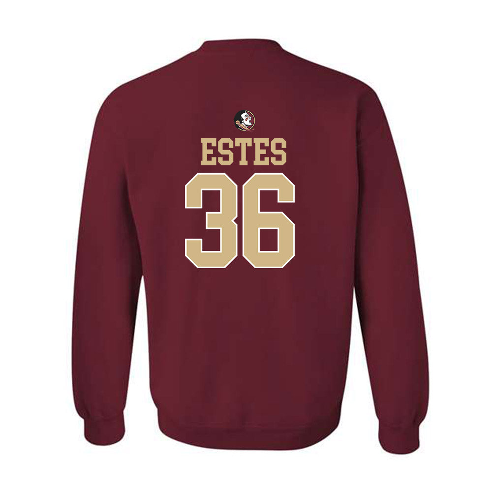 FSU - NCAA Baseball : Jace Estes - Sports Shersey Crewneck Sweatshirt-1