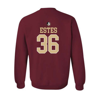 FSU - NCAA Baseball : Jace Estes - Sports Shersey Crewneck Sweatshirt-1