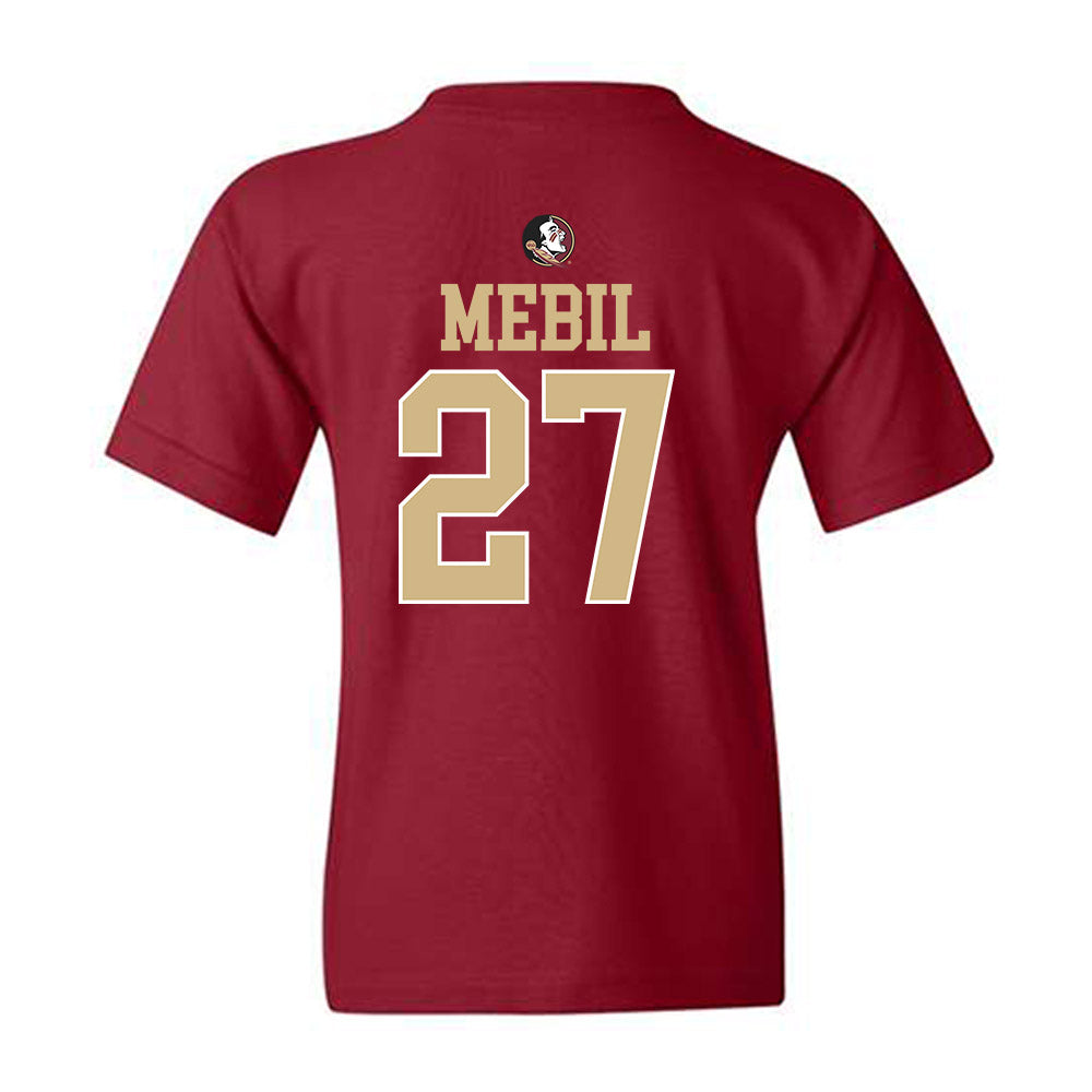 FSU - NCAA Baseball : Kevin Mebil - Sports Shersey Youth T-Shirt-1