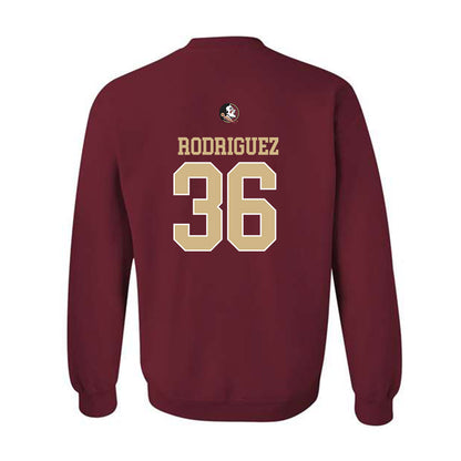 FSU - NCAA Baseball : Mookie Rodriguez - Sports Shersey Crewneck Sweatshirt-1