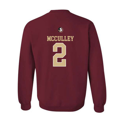 FSU - NCAA Baseball : Carter McCulley - Sports Shersey Crewneck Sweatshirt